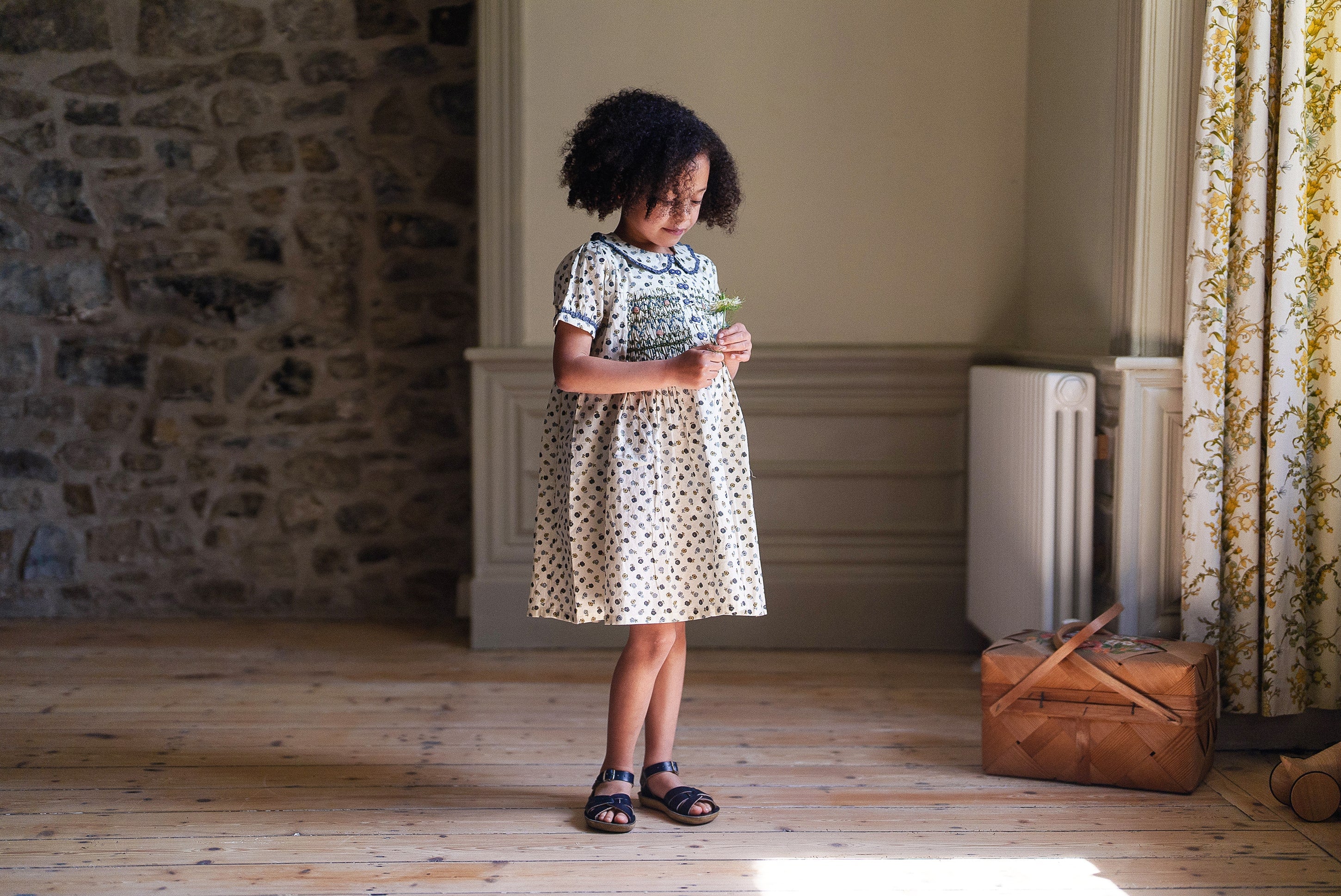 Elizabeth Dress Daisy Floral (Seconds)