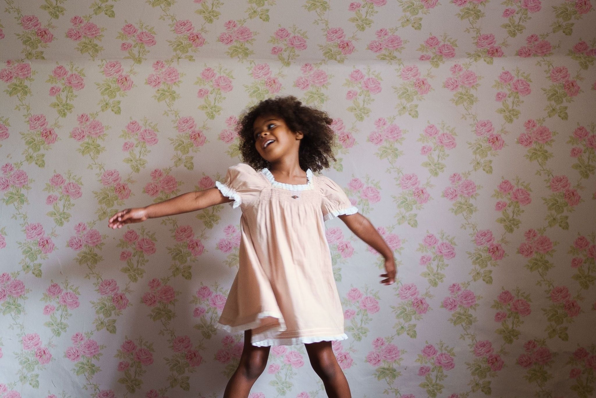 Blythe Dress in powder