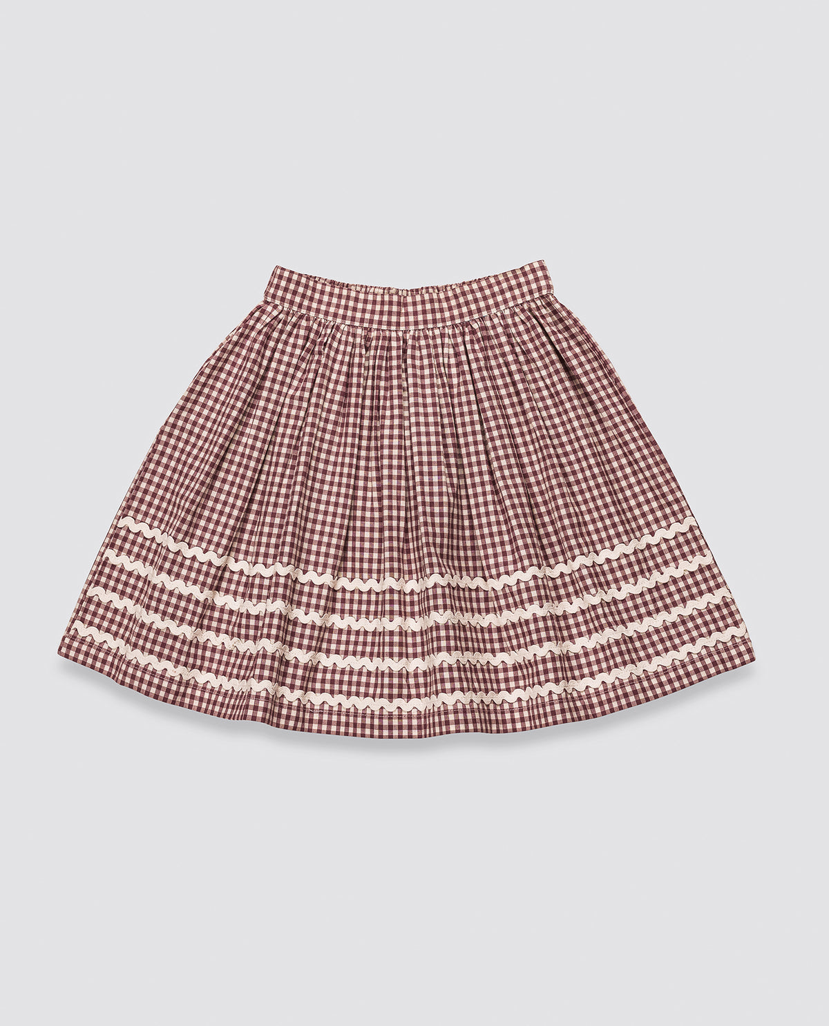 Margot Skirt - Sugarplum Check