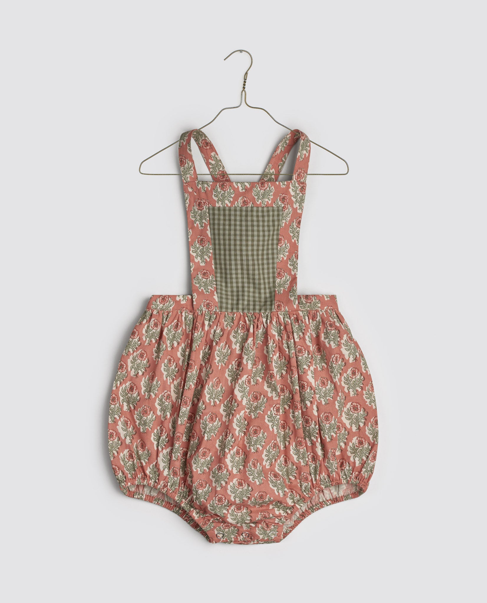 Organic Dhalia Romper - Jam Floral (Seconds)
