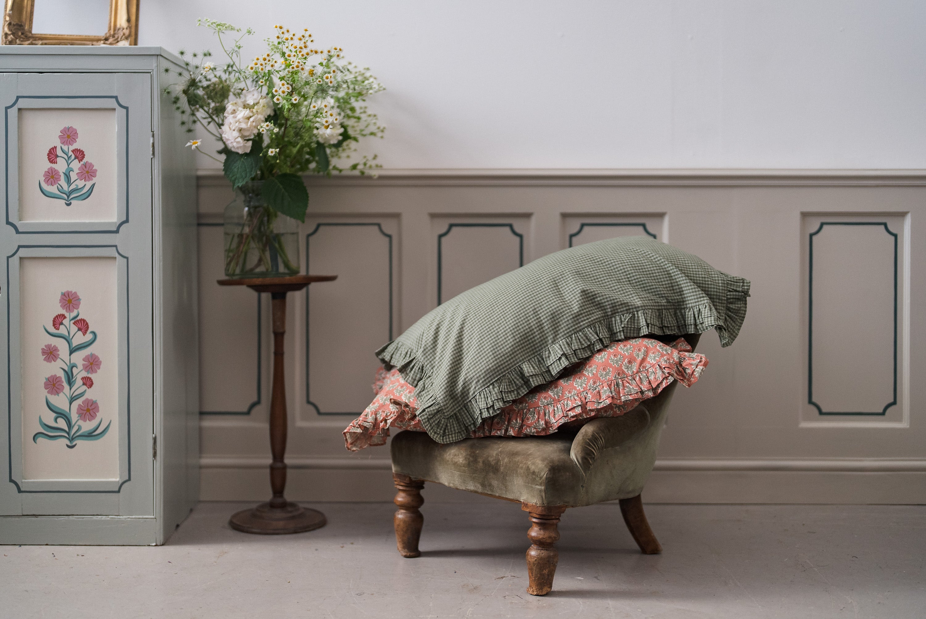 Organic_Pillowcase_-_Little_Green_Check_Organic_Pillowcase_-_Jam_Floral.jpg