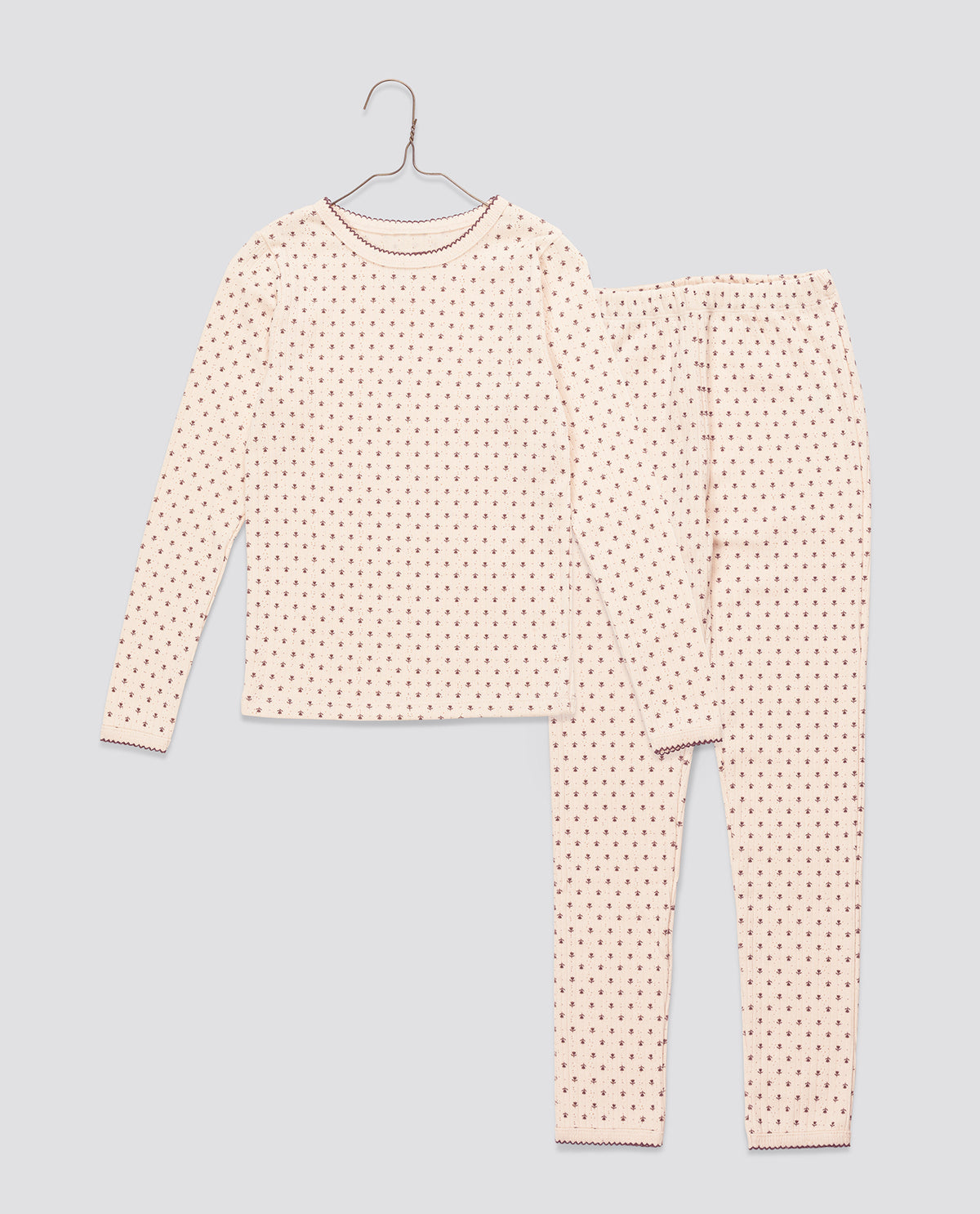 Pointelle Pyjamas - Winter Tulip Floral