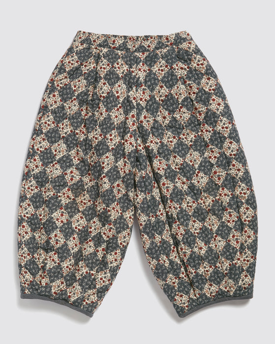 Quilted Jessica Trousers Harlequin Floral