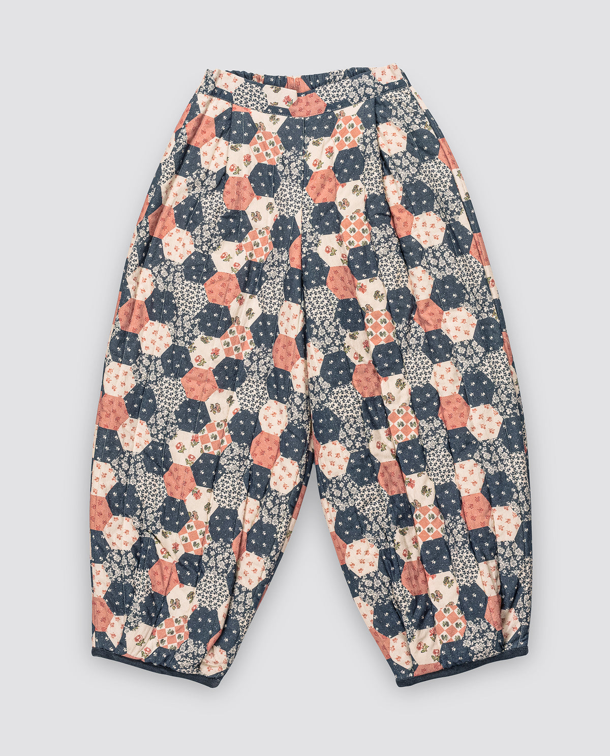 Quilted Trousers - Patchwork Floral