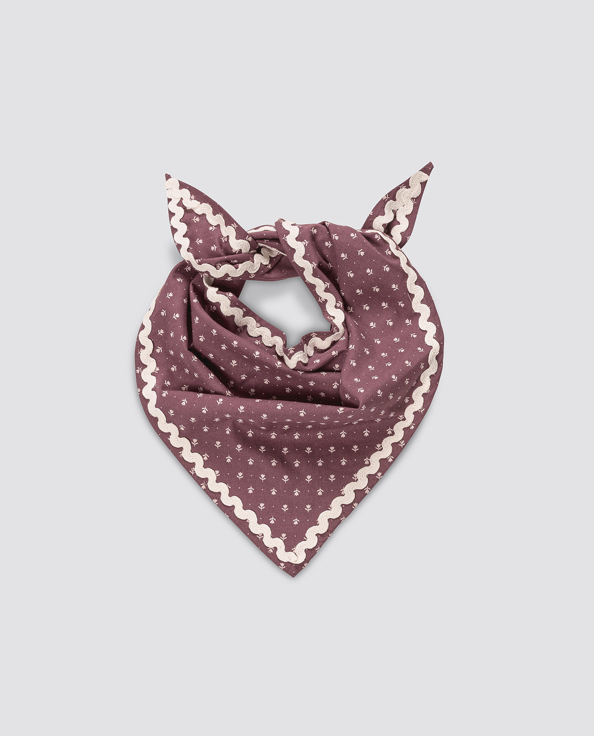 Triangle Scarf - Sugarplum Floral