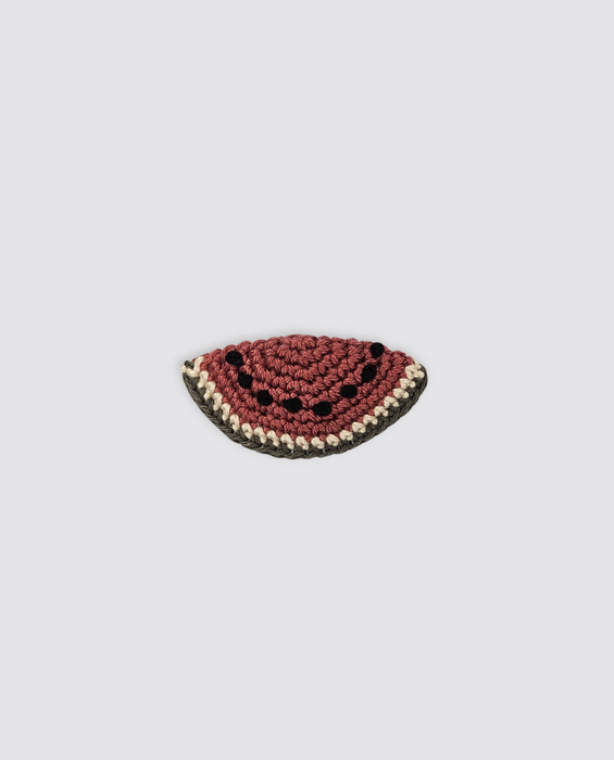 Crochet Hair Clip Watermelon