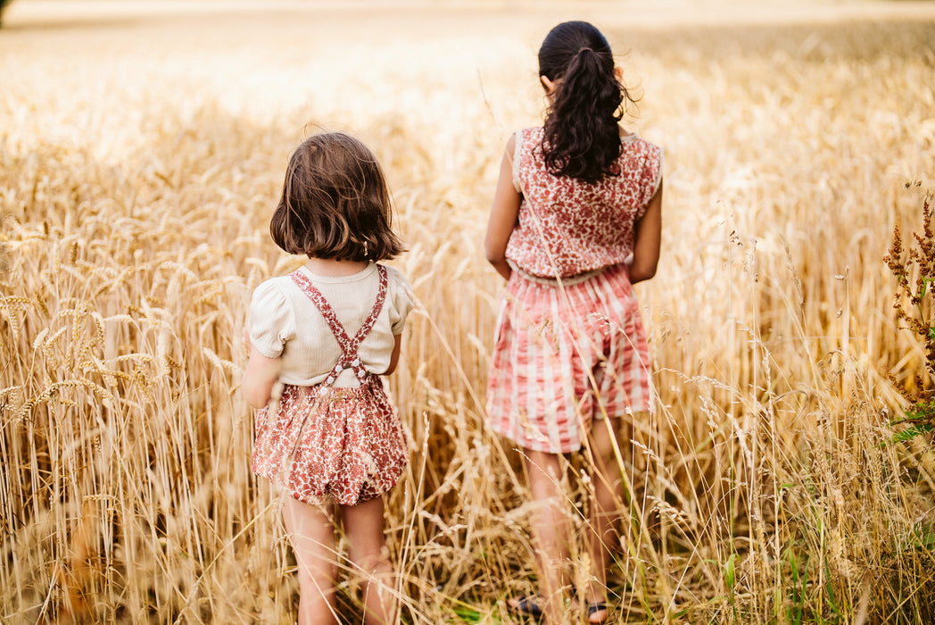 Dhalia Romper - midsummer floral in sorbet