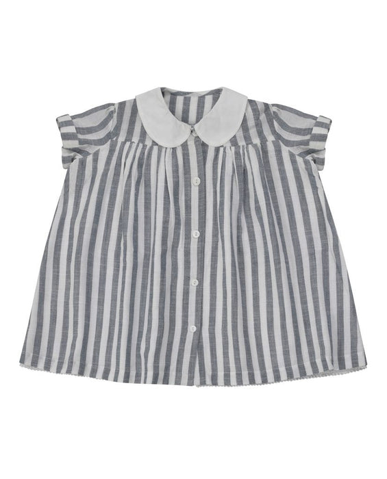 Ida Dress - blue stripe (Seconds)