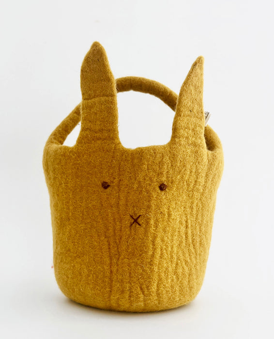 Bunny Basket- mustard